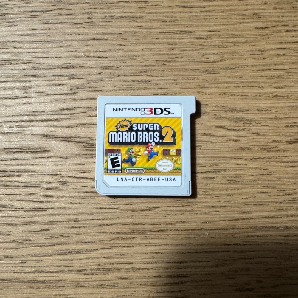 Nintendo 3DS New Super Mario Bros. 2 Video Game Card